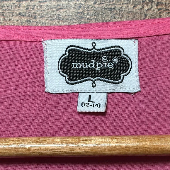 Mud Pie Nora Crochet Tunic Swim Cover Pink & Orange Women’s size Large(12-14) - Picture 2 of 8